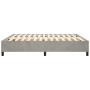 Estructura de cama de terciopelo gris claro 160x200 cm de vidaXL, Camas y somieres - Ref: Foro24-3121126, Precio: 129,43 €, D...