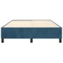 Estructura de cama de terciopelo azul 140x190 cm de vidaXL, Camas y somieres - Ref: Foro24-3121118, Precio: 122,78 €, Descuen...