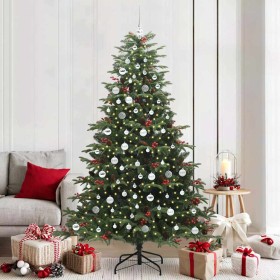Árbol de Navidad artificial Verde 210 cm PVC, Metal y Plástico en Decoración Festiva y Estacional | Comprar online en Foru.es