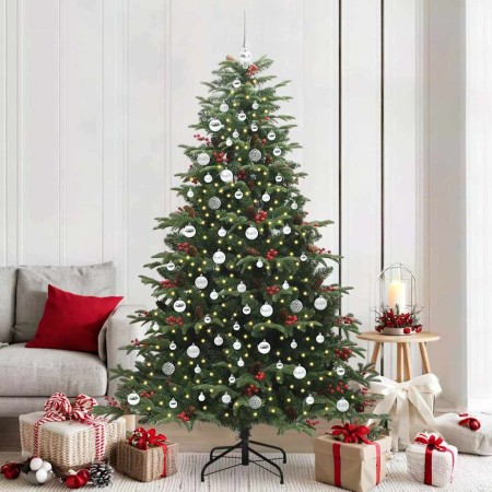 Árbol de Navidad artificial Verde 210 cm PVC, Metal y Plástico en Decoración Festiva y Estacional | Comprar online en Foru.es