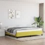 Estructura de cama de tela verde 200x200 cm de vidaXL, Camas y somieres - Ref: Foro24-347097, Precio: 110,46 €, Descuento: %