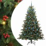 Árbol de Navidad artificial Verde 210 cm PVC, Metal y Plástico en Decoración Festiva y Estacional | Comprar online en Foru.es