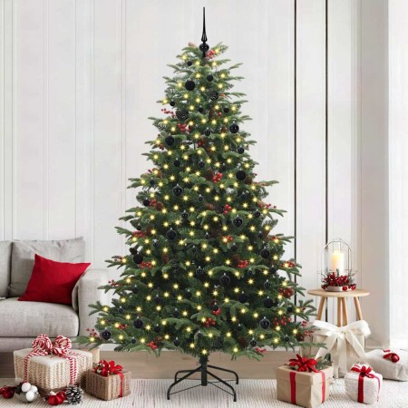 Árbol de Navidad artificial Verde 240 cm PVC, Metal y Plástico en Decoración Festiva y Estacional | Comprar online en Foru.es