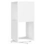 Armario giratorio aglomerado blanco 34,5x34,5x75,5 cm en Librerías y estanterías | Comprar online en Foru.es
