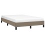 Estructura de cama de tela gris taupe 120x200 cm de vidaXL, Camas y somieres - Ref: Foro24-346708, Precio: 90,48 €, Descuento: %