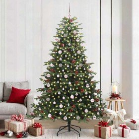 Árbol de Navidad artificial Verde 240 cm PVC, Metal y Plástico en Decoración Festiva y Estacional | Comprar online en Foru.es