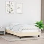 Cream fabric bed frame 80x200 cm by vidaXL, Beds and slatted bases - Ref: Foro24-346677, Price: 93,48 €, Discount: %