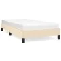 Cream fabric bed frame 80x200 cm by vidaXL, Beds and slatted bases - Ref: Foro24-346677, Price: 93,48 €, Discount: %