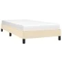Cream fabric bed frame 80x200 cm by vidaXL, Beds and slatted bases - Ref: Foro24-346677, Price: 93,48 €, Discount: %