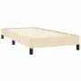 Cream fabric bed frame 80x200 cm by vidaXL, Beds and slatted bases - Ref: Foro24-346677, Price: 93,48 €, Discount: %