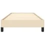Cream fabric bed frame 80x200 cm by vidaXL, Beds and slatted bases - Ref: Foro24-346677, Price: 93,48 €, Discount: %