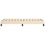 Cream fabric bed frame 80x200 cm by vidaXL, Beds and slatted bases - Ref: Foro24-346677, Price: 93,48 €, Discount: %
