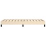 Estructura de cama de tela color crema 80x200 cm de vidaXL, Camas y somieres - Ref: Foro24-346677, Precio: 95,23 €, Descuento: %