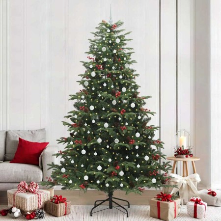 Árbol de Navidad artificial Verde 240 cm PVC, Metal y Plástico en Decoración Festiva y Estacional | Comprar online en Foru.es