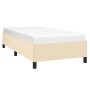 Estructura de cama de tela color crema 80x200 cm de vidaXL, Camas y somieres - Ref: Foro24-347023, Precio: 86,22 €, Descuento: %