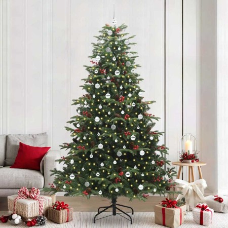 Árbol de Navidad artificial Verde 240 cm PVC, Metal y Plástico en Decoración Festiva y Estacional | Comprar online en Foru.es