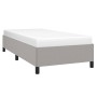Estructura de cama de tela gris claro 90x190 cm de vidaXL, Camas y somieres - Ref: Foro24-347026, Precio: 89,69 €, Descuento: %