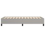 Estructura de cama de tela gris claro 90x190 cm de vidaXL, Camas y somieres - Ref: Foro24-347026, Precio: 89,69 €, Descuento: %