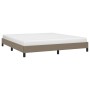 Estructura de cama de tela gris taupe 180x200 cm de vidaXL, Camas y somieres - Ref: Foro24-346740, Precio: 105,25 €, Descuent...