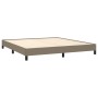 Estructura de cama de tela gris taupe 180x200 cm de vidaXL, Camas y somieres - Ref: Foro24-346740, Precio: 105,25 €, Descuent...