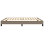 Estructura de cama de tela gris taupe 180x200 cm de vidaXL, Camas y somieres - Ref: Foro24-346740, Precio: 105,25 €, Descuent...