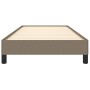 Estructura de cama de tela gris taupe 90x200 cm de vidaXL, Camas y somieres - Ref: Foro24-346692, Precio: 81,54 €, Descuento: %