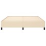 Estructura de cama de tela color crema 160x200 cm de vidaXL, Camas y somieres - Ref: Foro24-347079, Precio: 137,48 €, Descuen...