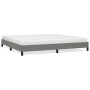 Estructura de cama tela gris oscuro 200x200 cm de vidaXL, Camas y somieres - Ref: Foro24-346745, Precio: 107,88 €, Descuento: %