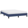Estructura de cama de tela gris taupe azul 140x200 cm de vidaXL, Camas y somieres - Ref: Foro24-346726, Precio: 102,47 €, Des...