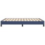 Estructura de cama de tela gris taupe azul 140x200 cm de vidaXL, Camas y somieres - Ref: Foro24-346726, Precio: 102,47 €, Des...