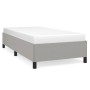 Estructura de cama de tela gris claro 100x200 cm de vidaXL, Camas y somieres - Ref: Foro24-347042, Precio: 76,28 €, Descuento: %