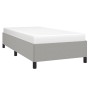 Estructura de cama de tela gris claro 100x200 cm de vidaXL, Camas y somieres - Ref: Foro24-347042, Precio: 76,28 €, Descuento: %