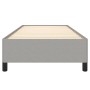 Estructura de cama de tela gris claro 100x200 cm de vidaXL, Camas y somieres - Ref: Foro24-347042, Precio: 76,28 €, Descuento: %