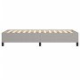 Estructura de cama de tela gris claro 100x200 cm de vidaXL, Camas y somieres - Ref: Foro24-347042, Precio: 76,28 €, Descuento: %