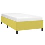 Estructura de cama de tela verde 90x190 cm de vidaXL, Camas y somieres - Ref: Foro24-347033, Precio: 76,56 €, Descuento: %