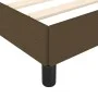 Estructura de cama de tela marrón 100x200 cm de vidaXL, Camas y somieres - Ref: Foro24-347045, Precio: 91,54 €, Descuento: %