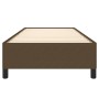 Estructura de cama de tela marrón 90x190 cm de vidaXL, Camas y somieres - Ref: Foro24-347029, Precio: 104,42 €, Descuento: %