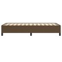 Estructura de cama de tela marrón 90x190 cm de vidaXL, Camas y somieres - Ref: Foro24-347029, Precio: 104,42 €, Descuento: %