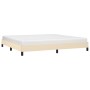 Estructura de cama de tela color crema 200x200 cm de vidaXL, Camas y somieres - Ref: Foro24-346749, Precio: 125,33 €, Descuen...