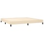 Estructura de cama de tela color crema 200x200 cm de vidaXL, Camas y somieres - Ref: Foro24-346749, Precio: 125,33 €, Descuen...