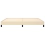 Estructura de cama de tela color crema 200x200 cm de vidaXL, Camas y somieres - Ref: Foro24-346749, Precio: 125,33 €, Descuen...