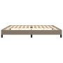 Estructura de cama de tela gris taupe 200x200 cm de vidaXL, Camas y somieres - Ref: Foro24-346748, Precio: 120,99 €, Descuent...