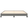 Estructura de cama de tela gris oscuro 160x200 cm de vidaXL, Camas y somieres - Ref: Foro24-346729, Precio: 114,68 €, Descuen...