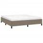 Estructura de cama de tela gris taupe 160x200 cm de vidaXL, Camas y somieres - Ref: Foro24-347078, Precio: 148,41 €, Descuent...