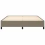 Estructura de cama de tela gris taupe 160x200 cm de vidaXL, Camas y somieres - Ref: Foro24-347078, Precio: 148,41 €, Descuent...