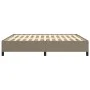 Estructura de cama de tela gris taupe 160x200 cm de vidaXL, Camas y somieres - Ref: Foro24-347078, Precio: 148,41 €, Descuent...
