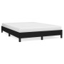 Estructura de cama de tela negra 140x200 cm de vidaXL, Camas y somieres - Ref: Foro24-346722, Precio: 120,43 €, Descuento: %