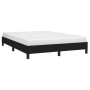Estructura de cama de tela negra 140x200 cm de vidaXL, Camas y somieres - Ref: Foro24-346722, Precio: 120,43 €, Descuento: %