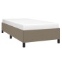 Estructura de cama de tela gris taupe 100x200 cm de vidaXL, Camas y somieres - Ref: Foro24-347046, Precio: 85,75 €, Descuento: %