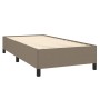 Estructura de cama de tela gris taupe 100x200 cm de vidaXL, Camas y somieres - Ref: Foro24-347046, Precio: 85,75 €, Descuento: %